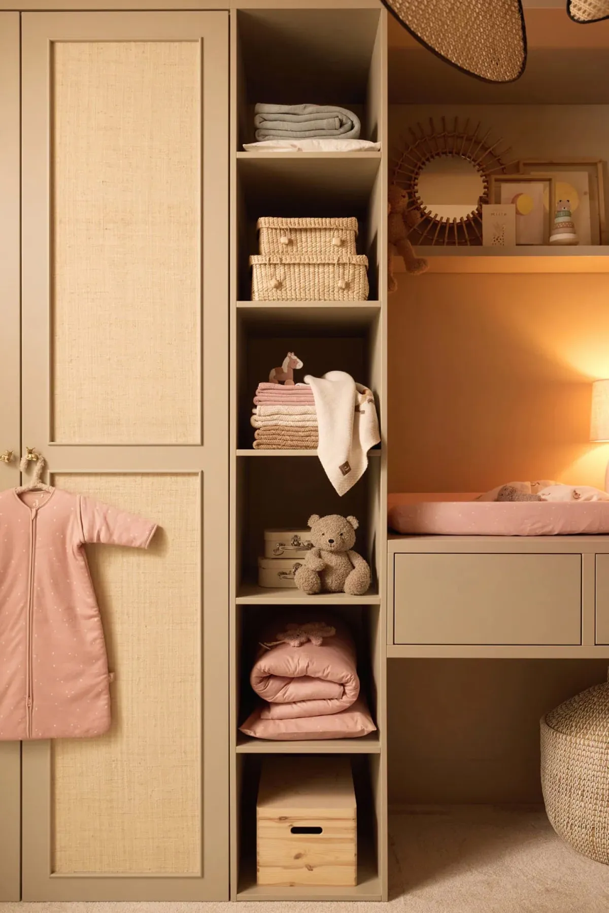 Børn Jollein Børnesenge & Tilbehør-Sovepose med Aftagelig Ærmer 70 cm, Twinkling Wild Rose