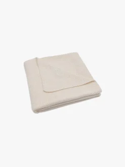 Interiør|Jollein Strikket Tæppe Cozy, Ivory