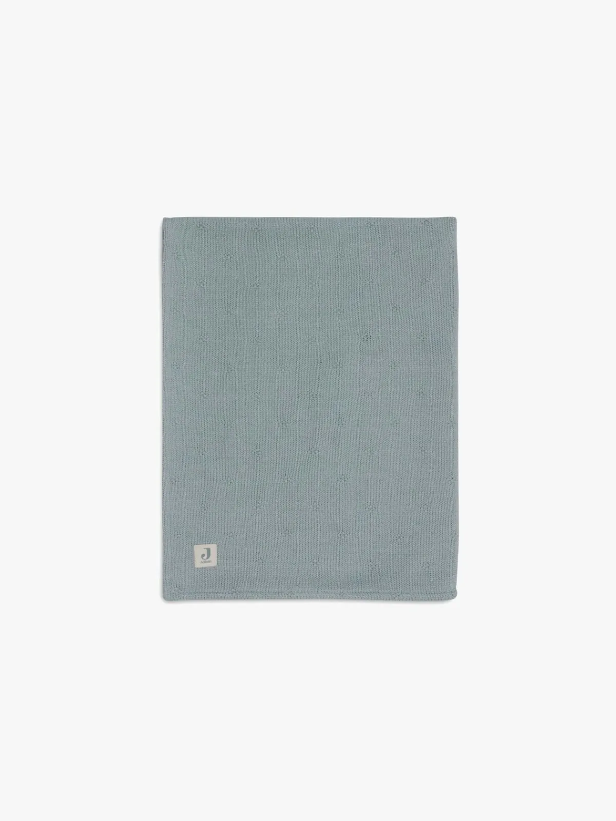 Børn Jollein Interiør-Strikket Tæppe, Sea Green