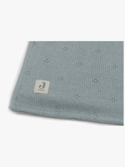 Børn Jollein Interiør-Strikket Tæppe, Sea Green