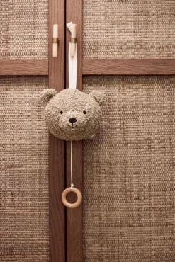 Jollein Babylegetøj-Teddy Bear Spilledåse, Olive Green