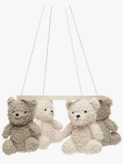 Børnesenge & Tilbehør|Jollein Teddy Bear Uro, Natural/Olive Green