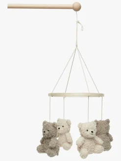 Børnesenge & Tilbehør|Jollein Teddy Bear Uro, Natural/Olive Green