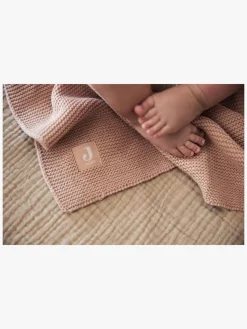 Børn Jollein Interiør-Tæppe Basic Knit, Wild Rose