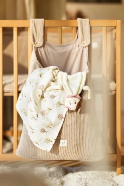 Jollein Stofbleer, Nusseklude & Babytæpper-Tæppe/ Stofble i Musselin 70x70 cm 3-pak, Tiny Park