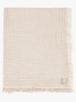 Interiør|Jollein Tæppe/ Stofble i Musselin Fringe, Biscuit