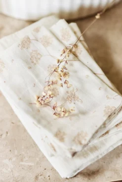 Stofbleer, Nusseklude & Babytæpper|Jollein Tæppe/ Stofble i Musselin 70x70 cm 3-pak, Leafy Dreams