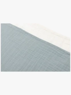 Stofbleer, Nusseklude & Babytæpper|Jollein Tæppe/ Stofble i Musselin 4-pak, Sea Green/Ivory