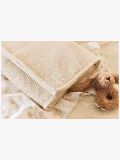 Interiør|Jollein Tæppe 75x100 cm Basic Knit/Velvet, Oatmeal