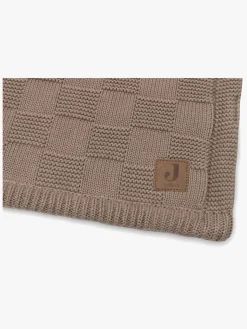 Interiør|Jollein Tæppe 75x100 cm Box Knit/Velvet, Milky Coffee