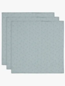 Jollein Stofbleer, Nusseklude & Babytæpper-Tæpper/ Stofbleer i Musselin Miffy 3-pak, Sea Green