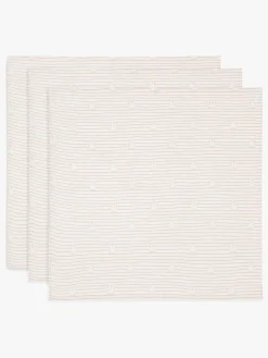 Stofbleer, Nusseklude & Babytæpper|Jollein Tæpper/ Stofbleer i Musselin Miffy 3-pak, Biscuit Beige