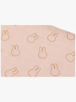 Stofbleer, Nusseklude & Babytæpper|Jollein Tæpper/ Stofbleer i Musselin Miffy 3-pak, Wild Rose Lyserød