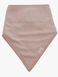 Spisetid|Jollein Velvet Rib Bandana Savlemække 2-pak, Wild Rose/Ivory Lyserød/Beige