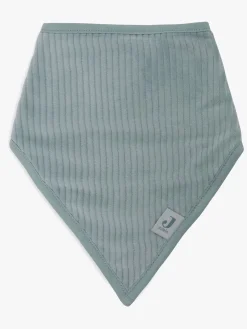 Spisetid|Jollein Velvet Rib Bandana Savlemække 2-pak, Sea Green/Ivory Grøn/Hvid