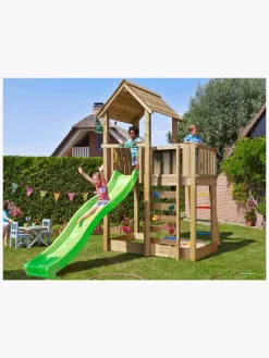 JungleGym Udeleg-Jungle Gym Mansion Legetårn med Grøn Rutsjebane