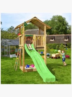 JungleGym Udeleg-Jungle Gym Sierra Legetårn med Grøn Rutsjebane