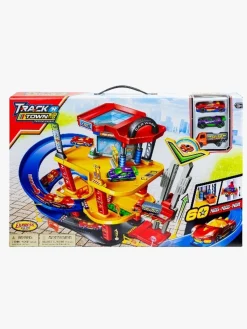 JuniorDriver Legetøjsbiler & -Fartøjer-Junior Driver Gas Station Racerbane med 3 Biler