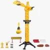 Legetøjsbiler & -Fartøjer|JuniorDriver Junior Driver Tower Crane 57 cm Legesæt med 2 Transportmidler