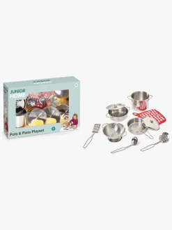 Rolleleg|JuniorHome Junior Home Legesæt Gryder & Pander 10 Dele