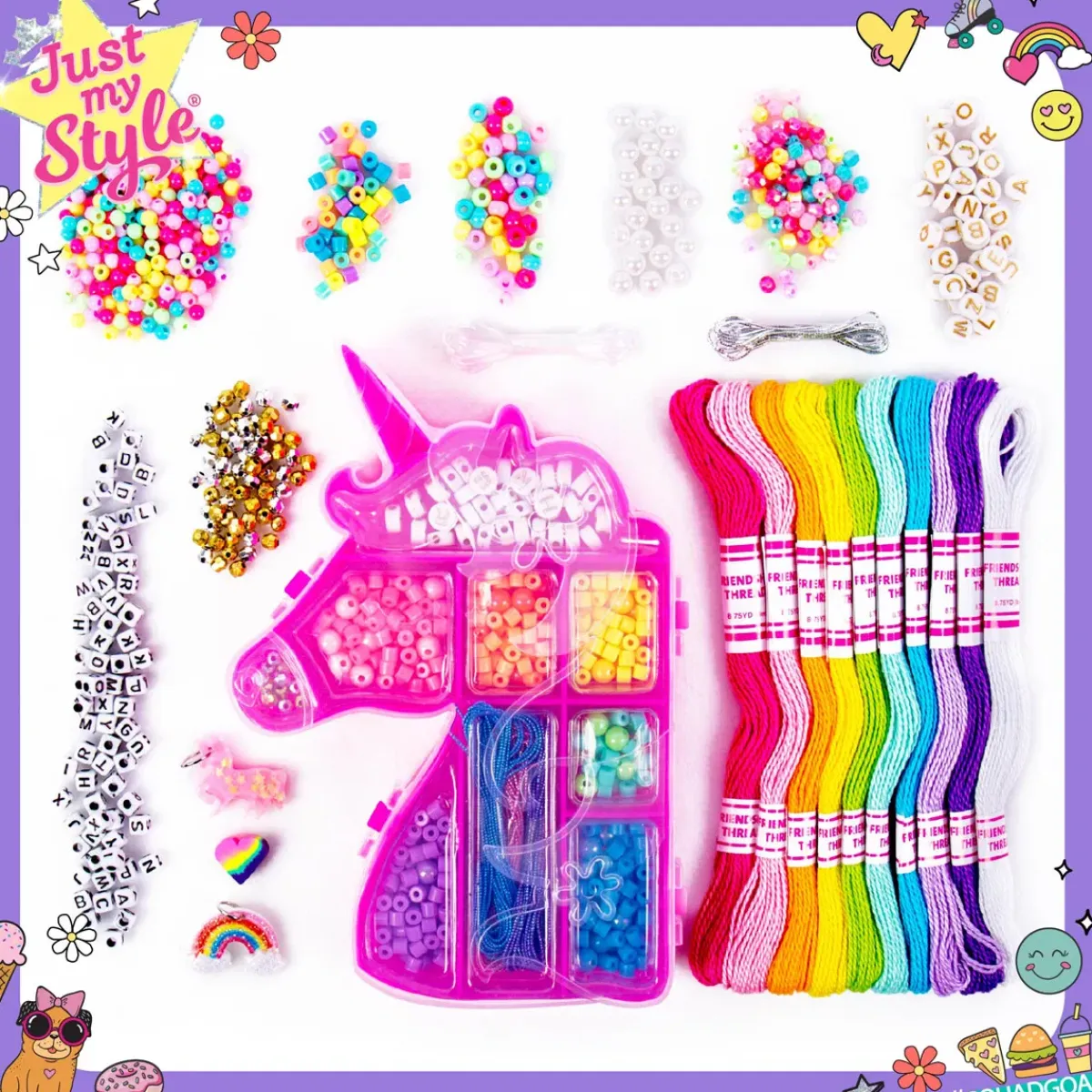 JustMyStyle Kreativt Legetøj-Just My Style Unicorn Friendship Smykker