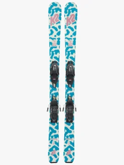 Vintersport|K2 Luv Bug Fdt 7.0 Ski inkl. Bindinger, 136 cm