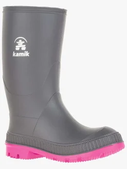 Gummistøvler|Kamik Stomp Gummistøvler, Charcoal/Magenta
