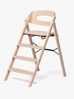 Højstole & Tilbehør|KAOS Klapp Højstol inkl. Beskyttelsesbøjle & Bakke, Beech Natural/Swedish Blue