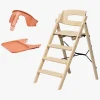 Højstole & Tilbehør|KAOS Klapp Højstol Recycled inkl. Beskyttelsesbøjle & Bakke, Desert Sand/Terracotta Pink