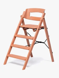 Højstole & Tilbehør|KAOS Klapp Højstol Recycled inkl. Beskyttelsesbøjle & Bakke, Terracotta Pink/Mineral Green