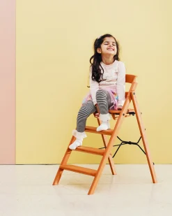 Højstole & Tilbehør|KAOS Klapp Højstol Recycled, Terracotta Pink Rød