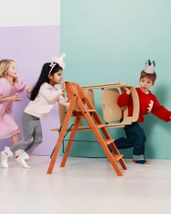 Højstole & Tilbehør|KAOS Klapp Højstol Recycled, Terracotta Pink Rød