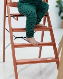 Højstole & Tilbehør|KAOS Klapp Højstol Recycled, Terracotta Pink Rød