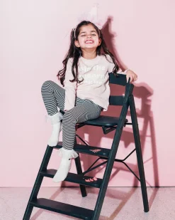 Højstole & Tilbehør|KAOS Klapp Højstol Recycled, Charcoal Black Sort