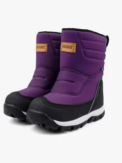 Støvler & Vinterstøvler|Kavat Voxna WP Vinterstøvler, Violet Hvid/Sort/Lilla