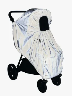 Vogntilbehør|Kaxholmen Regnslag, Refleks Sort/Hvid