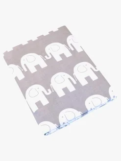 Sengetøj|Kaxholmen Sengesæt Tremmeseng Elefant 65x80, Grå Grå