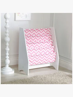 Børnemøbler|KidKraft Bogreol, Lyserød/Hvid