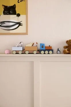 Babylegetøj|KidsConcept Kid's Concept Aiden Tog med Bondegårdsdyr