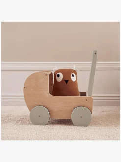 Dukker & Bamser|KidsConcept Kids Concept Dukkevogn Natur