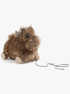 Trælegetøj|KidsConcept Kids Concept Edvin Trækdyr Elg, Brun