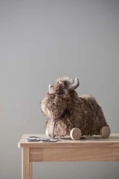 Trælegetøj|KidsConcept Kids Concept Edvin Trækdyr Elg, Brun