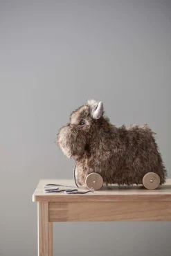 Trælegetøj|KidsConcept Kids Concept Edvin Trækdyr Elg, Brun