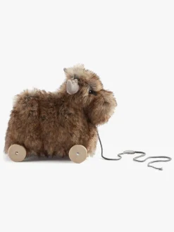 Trælegetøj|KidsConcept Kids Concept Edvin Trækdyr Elg, Brun