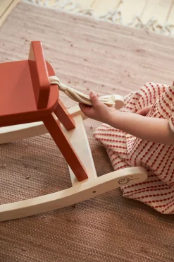 Gyngeheste & -Dyr|KidsConcept Kids Concept Gyngehest Carl Larsson, Rødorange