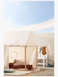 Interiør|KidsConcept Kids Concept Legehus Telt, Naturhvid