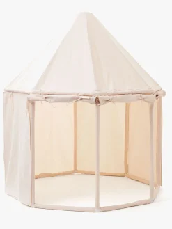 Interiør|KidsConcept Kid's Concept Pavillon-Telt, Natur Hvid