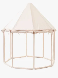 Interiør|KidsConcept Kid's Concept Pavillon-Telt, Natur Hvid