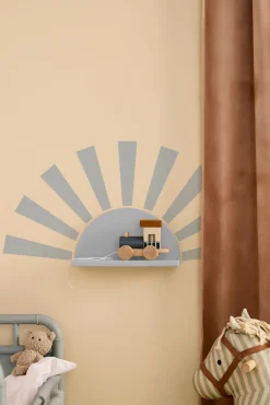 Børnemøbler|KidsConcept Kid's Concept STAR Hylde Cirkel inkl Klistermærke, Blå