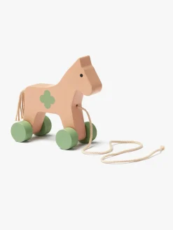 KidsConcept Trælegetøj-Kids Concept Trækdyr Hest Carl Larsson, Grøn